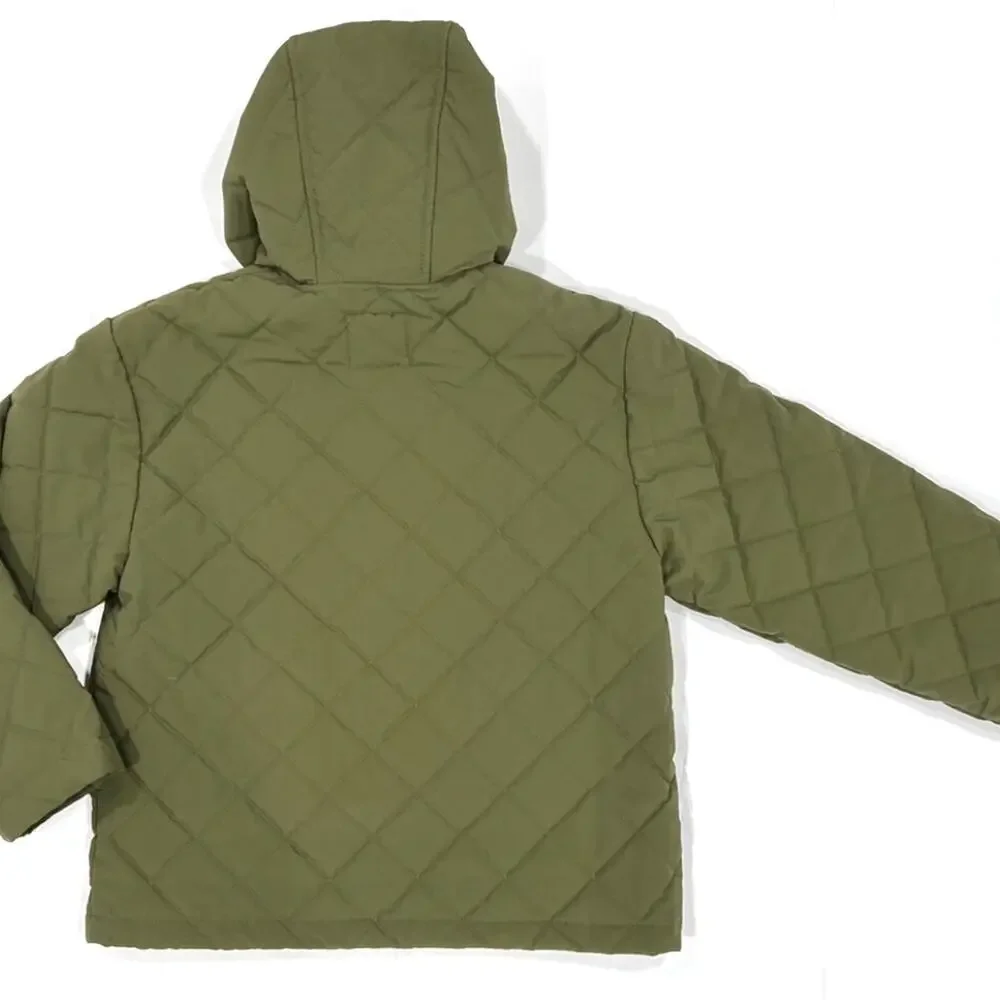 Zara Green Quilted Coat
